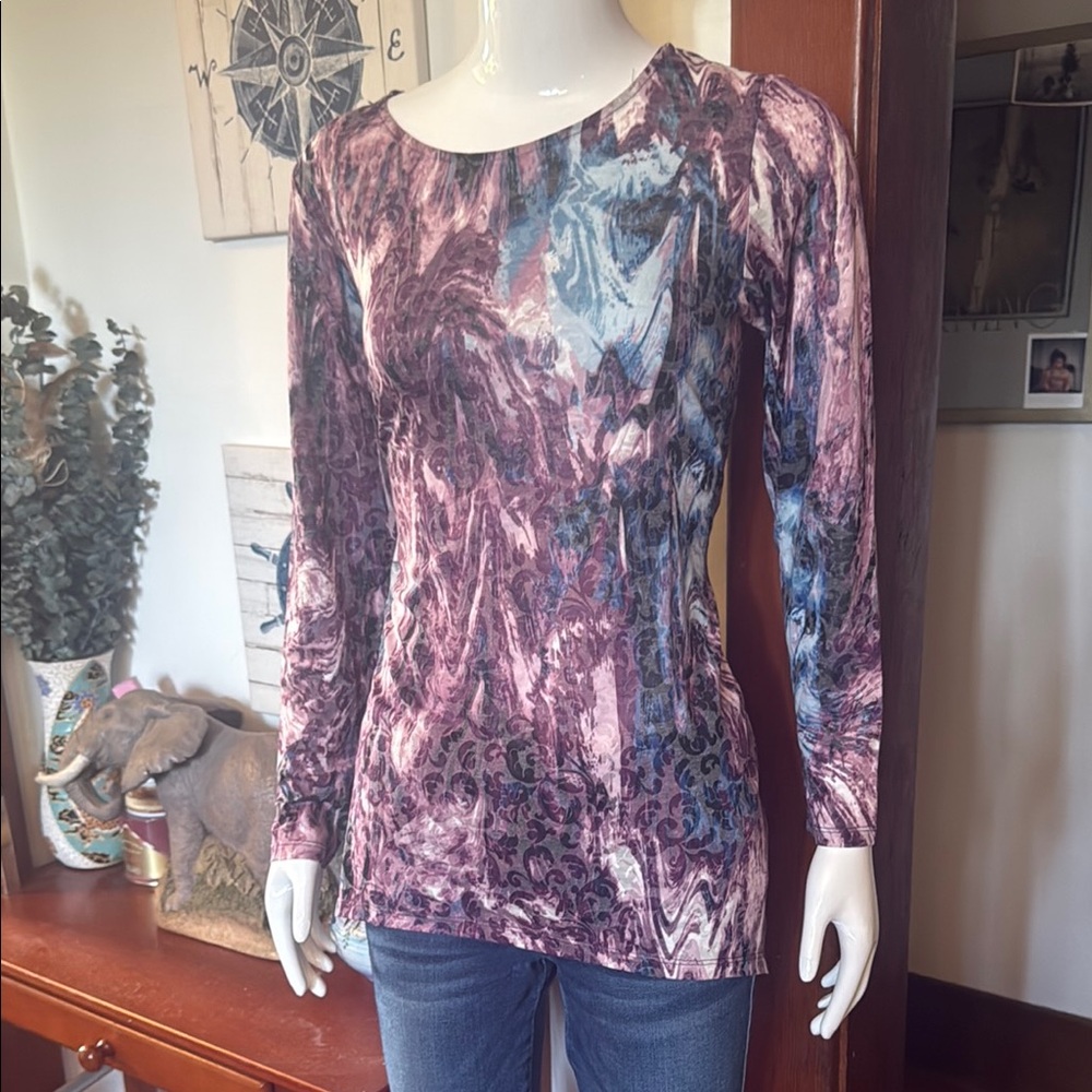 NWT northern reflections size small Elegant Multicolor Long Sleeve Top
